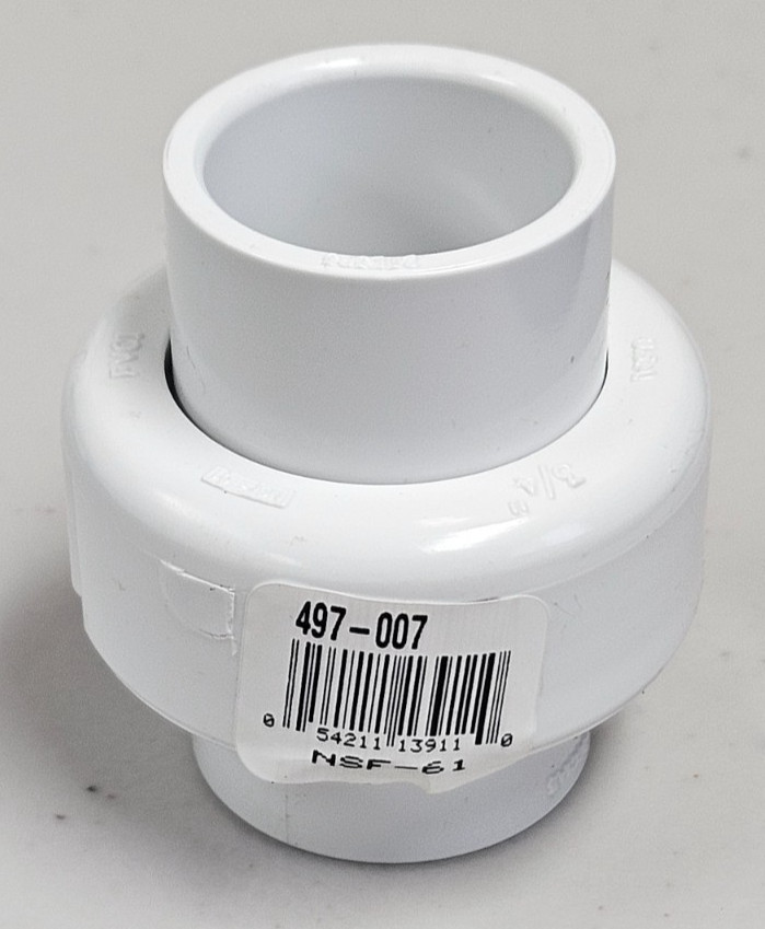 Spears 3/4″ Schedule 40 PVC Pipe Fitting Socket Union HVAC Condensate 497-007