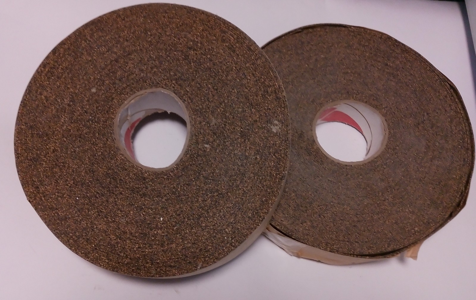 Cork Rubber Gasket Rolls, Water-Resistant, 2 In W, 50 Ft L, 3/8 In Thick, Qty 2