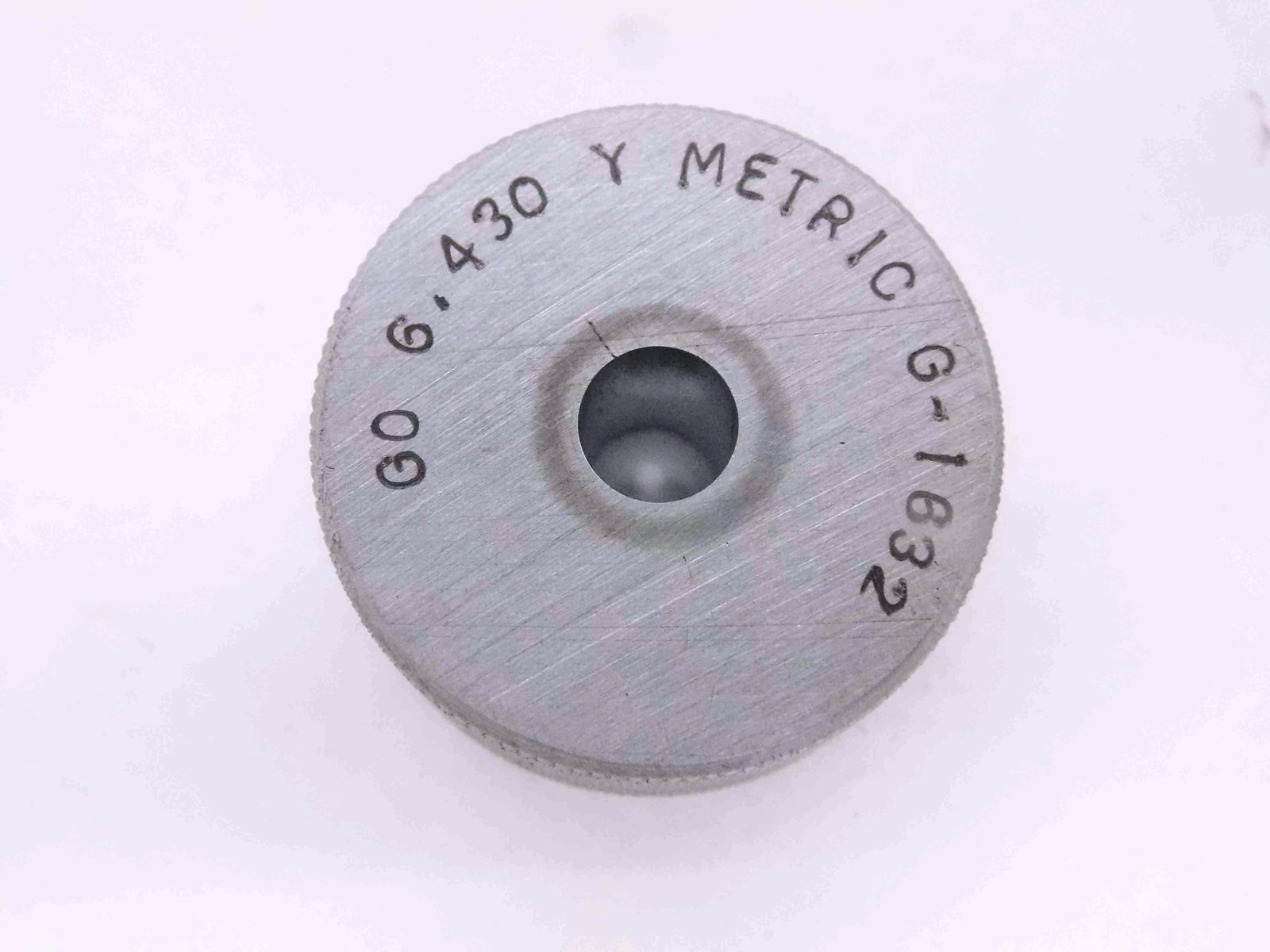6.430 CLASS Y MASTER PLAIN BORE RING GAGE 6.500 -.070 UNDERSIZE 7 mm .2531 6.43
