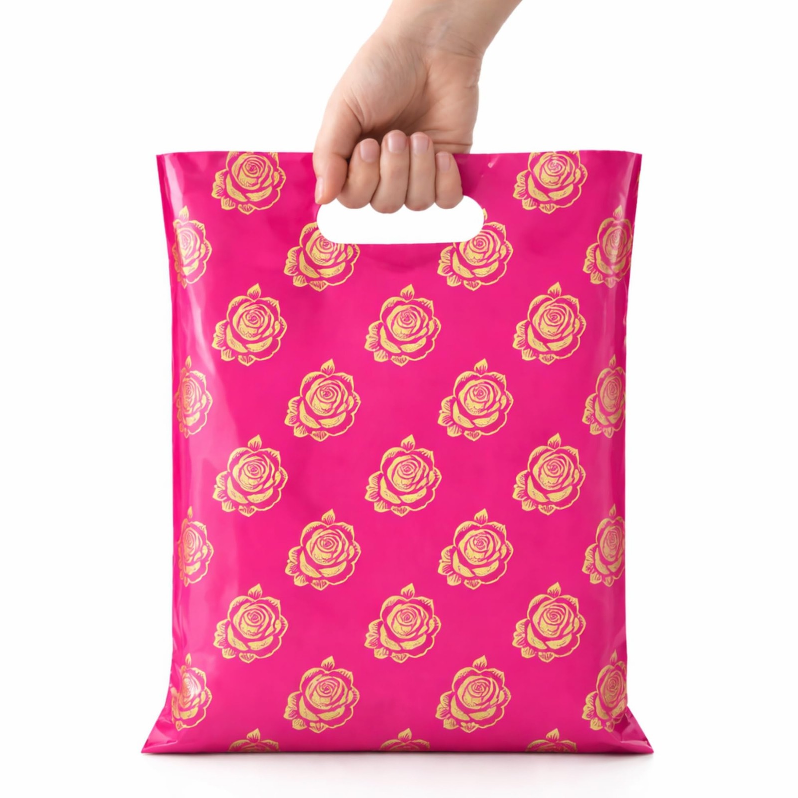 Infinite Pack Large 9″x12″(100pcs) Golden 9″X12″, PACK OF 100, Roses