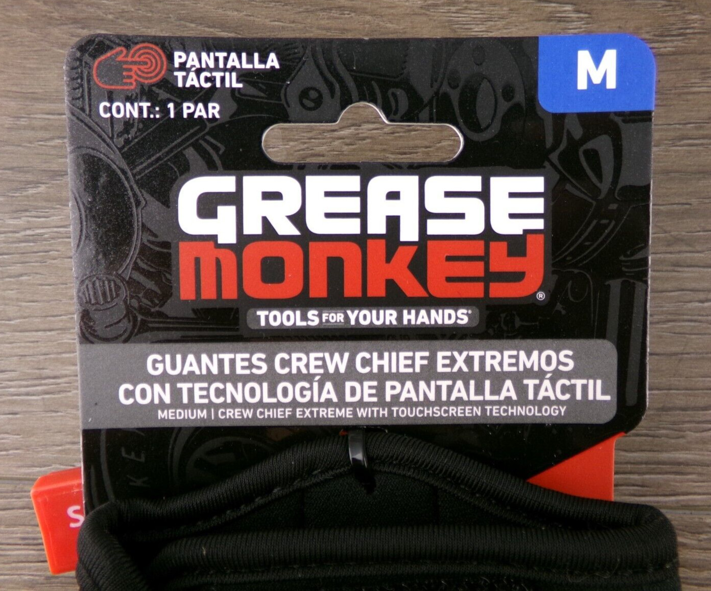 3 Pair Grease Monkey Crew Chief Extreme Gloves w/Touchscreen Tech Medium, New S4