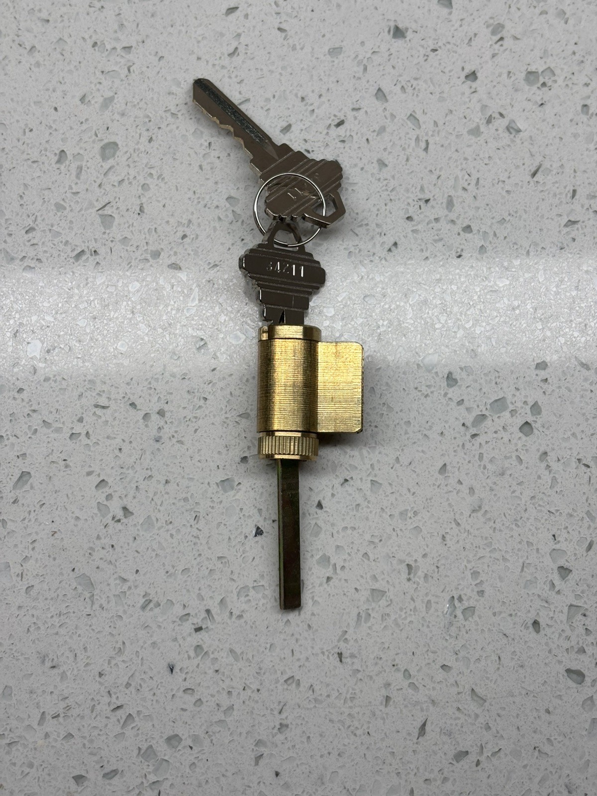 Milgard Sliding Door Exterior Key Lock Replacment Part Tan