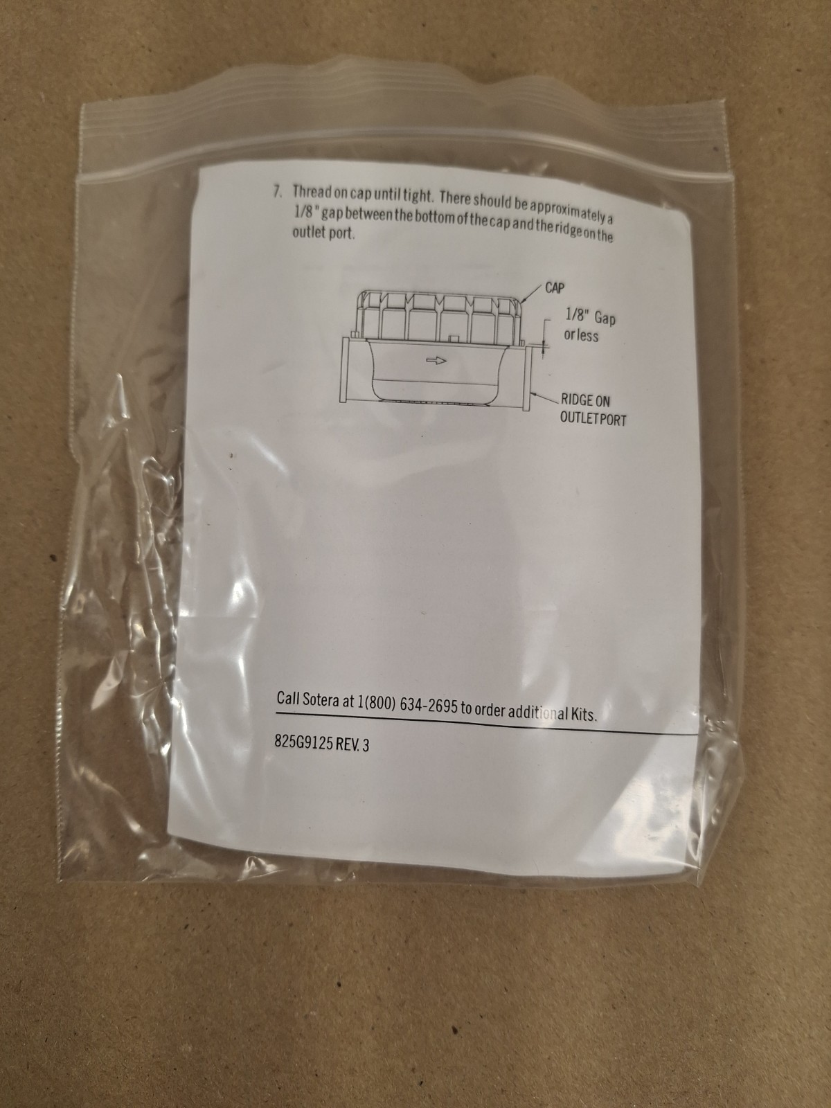 Sotera 825KTG9123 EPDM O-Ring Kit for 820 825 850 Chemical Transfer Meter – New