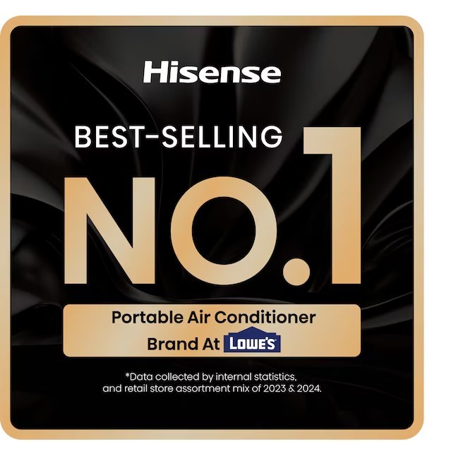 Hisense Smart Portable Air Conditioner 10,300 BTU (ASHRAE) 2 YEAR WARR MSRP $479