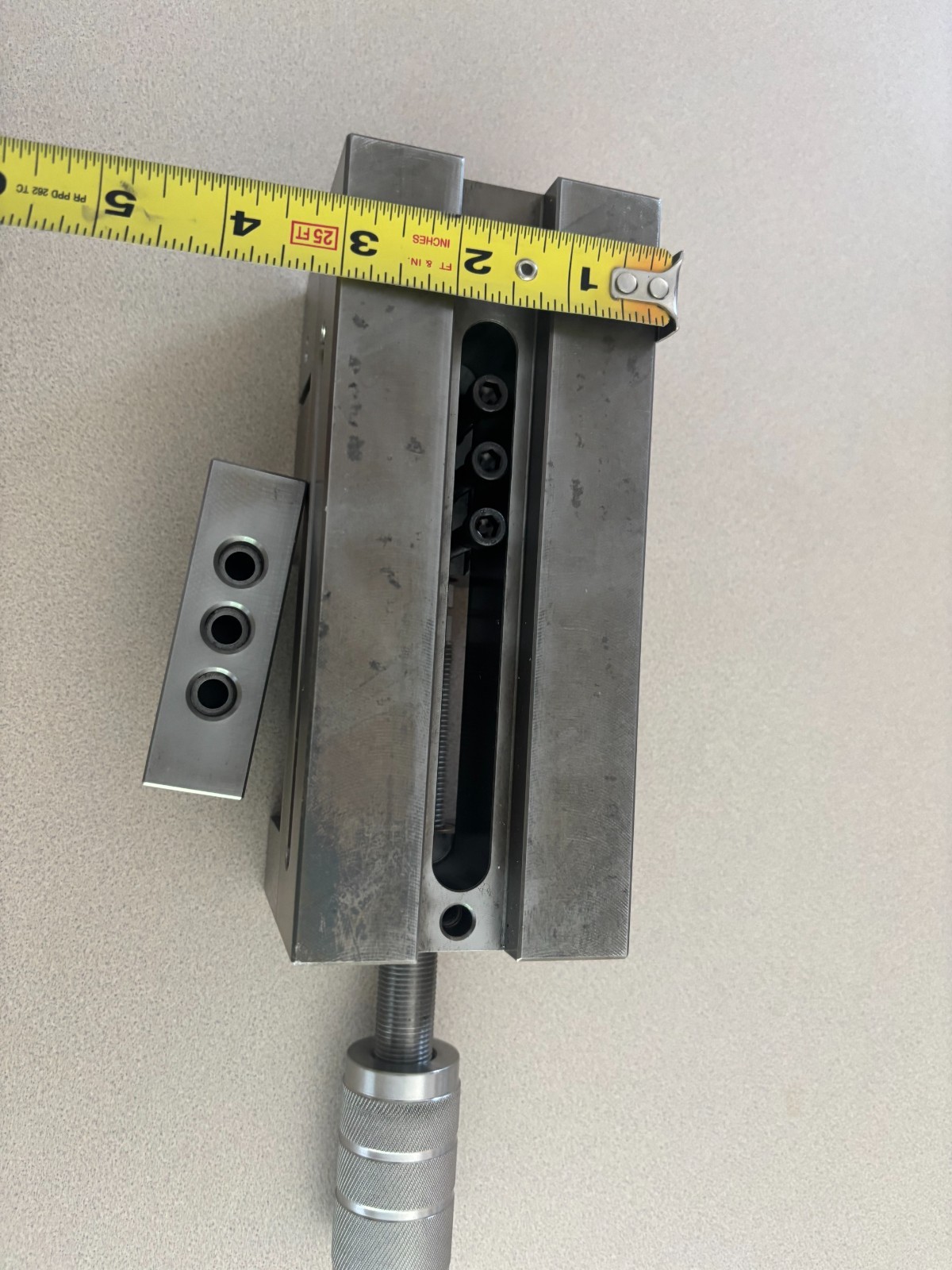 Custom Grinding Vise 7.1″ x 3.0″ x 2.875″ Hardened A-2 Tool Steel (unfinished)