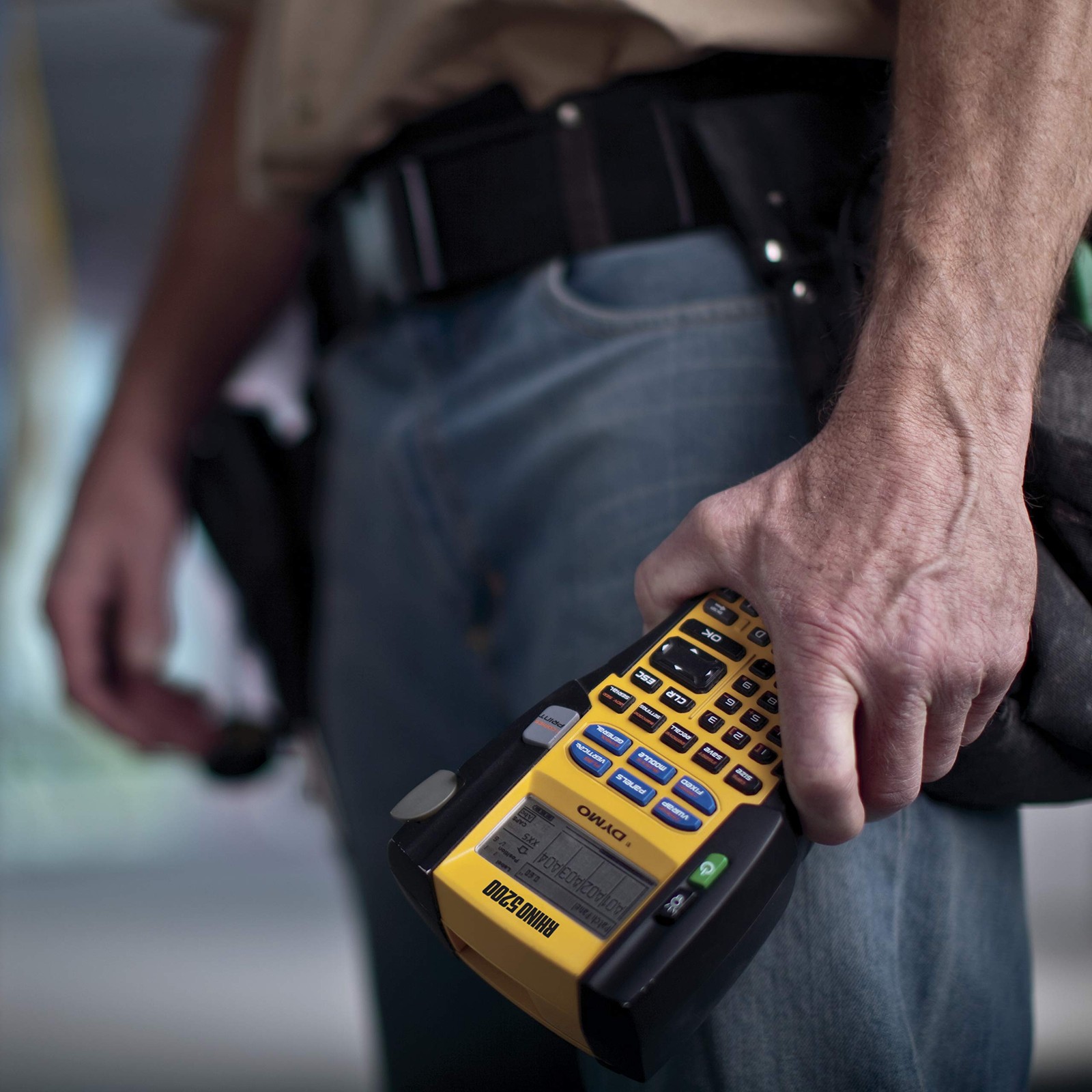 DYMO Industrial Label Maker & Carry-Case RhinoPRO Machine Only, Yellow/Black