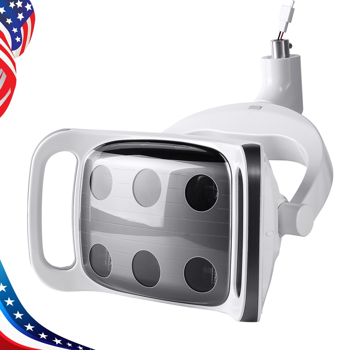 9W Dental 6 LED Lamp Oral Light Lamp For Unit Chair 8-level adjustable Ra90
