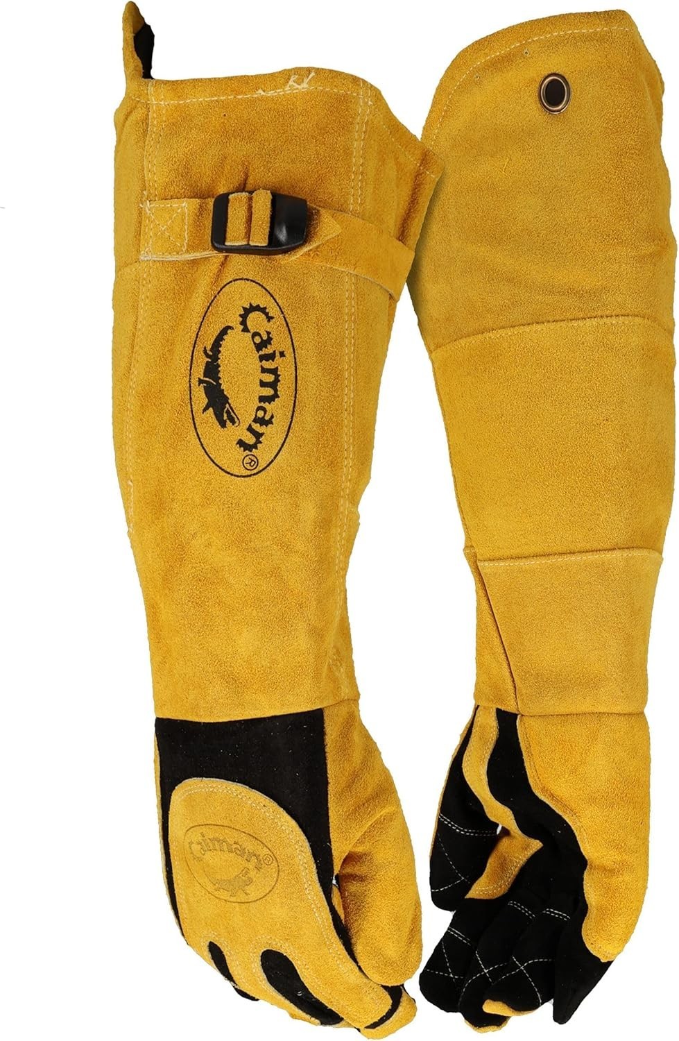 Caiman 1878-5 1878 Welding Gloves, Extended Gauntlet Cuff, Wing Thumb, Premium