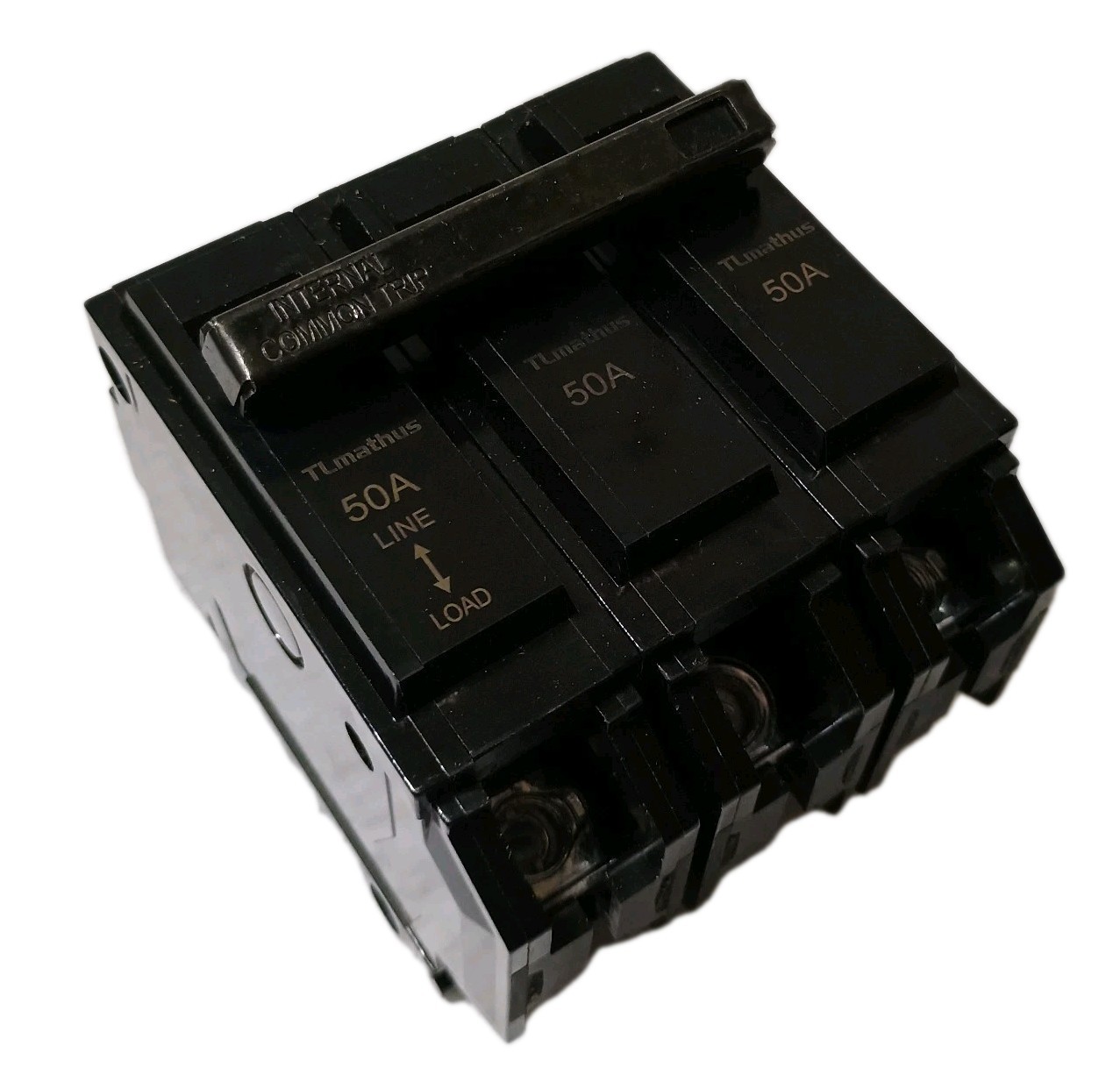 TLmathus 50 Amp Breaker 3 Pole Plug-in Mount Type THQL Circuit Breaker 120/240V