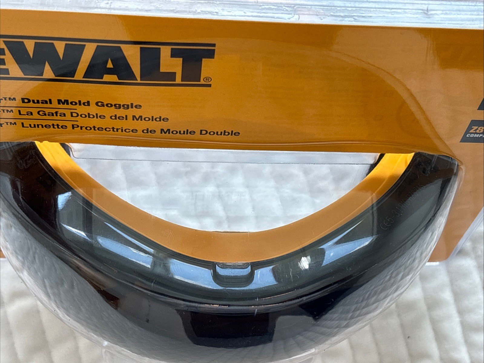 Dewalt DPG82-21 Concealer Smoke Anti-Fog Dual Mold Safety Goggle