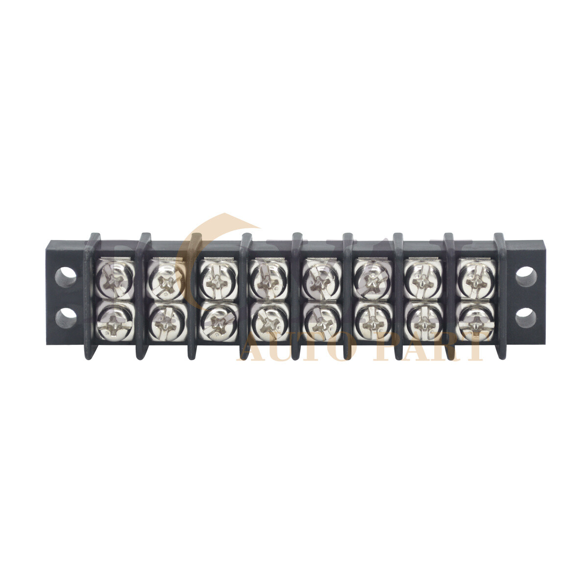 8 POSITION 20A WIRE CONNECTOR SCREW BARRIER SILVER TERMINAL STRIP BLOCKS