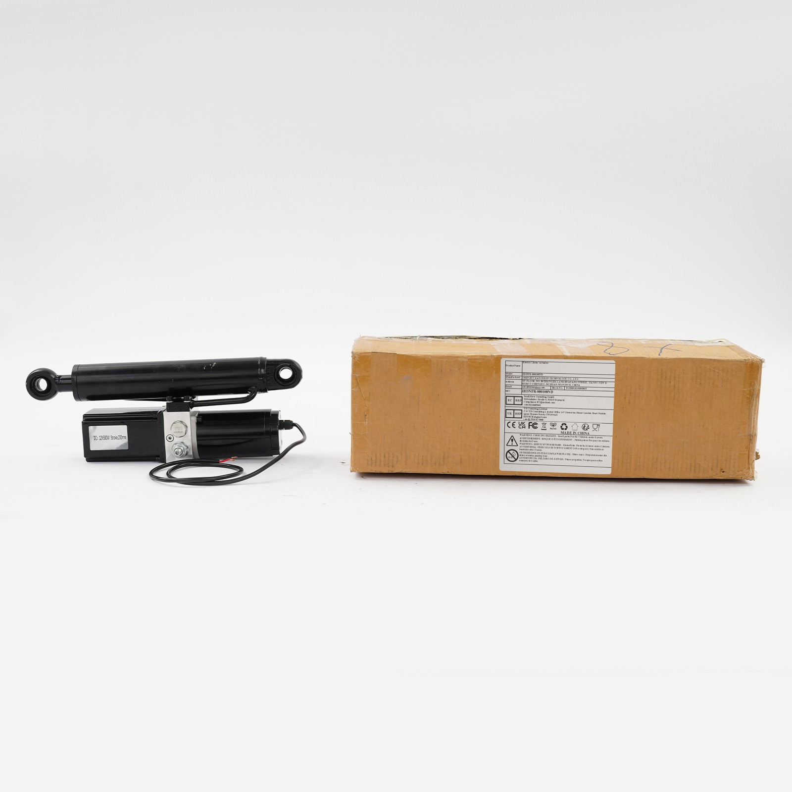 2Ton/4409lb Hydraulic Cylinder Electric Actuator Electric Linear Actuator 200mm