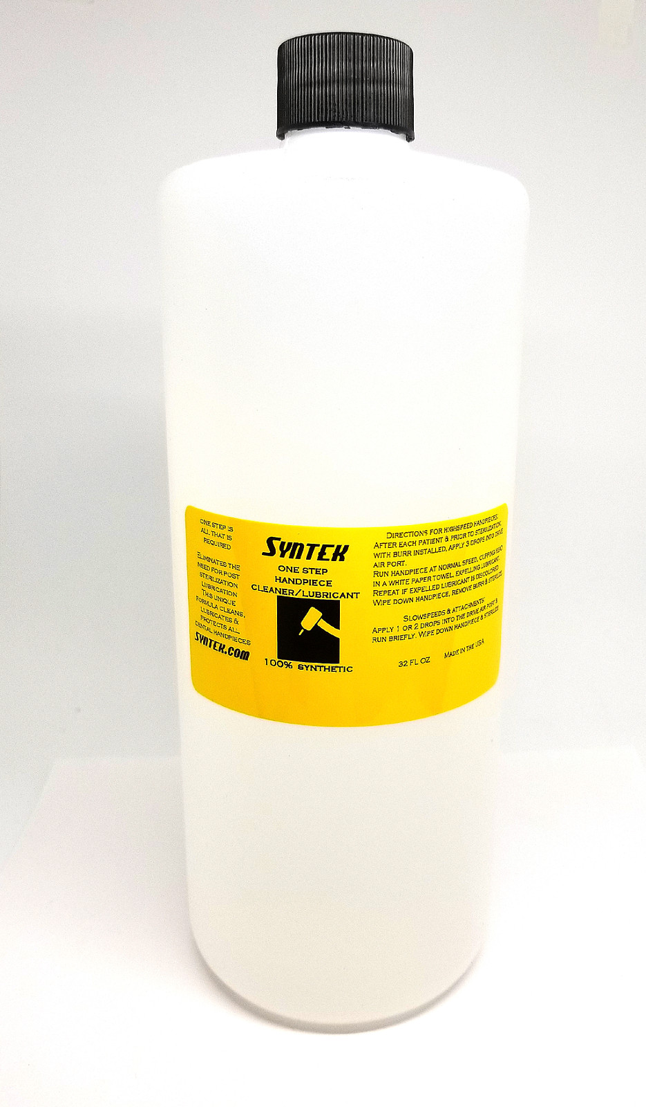 Syntek 32 Oz Dental Handpiece Oil Lubricant 100% Synthetic Made In The USA