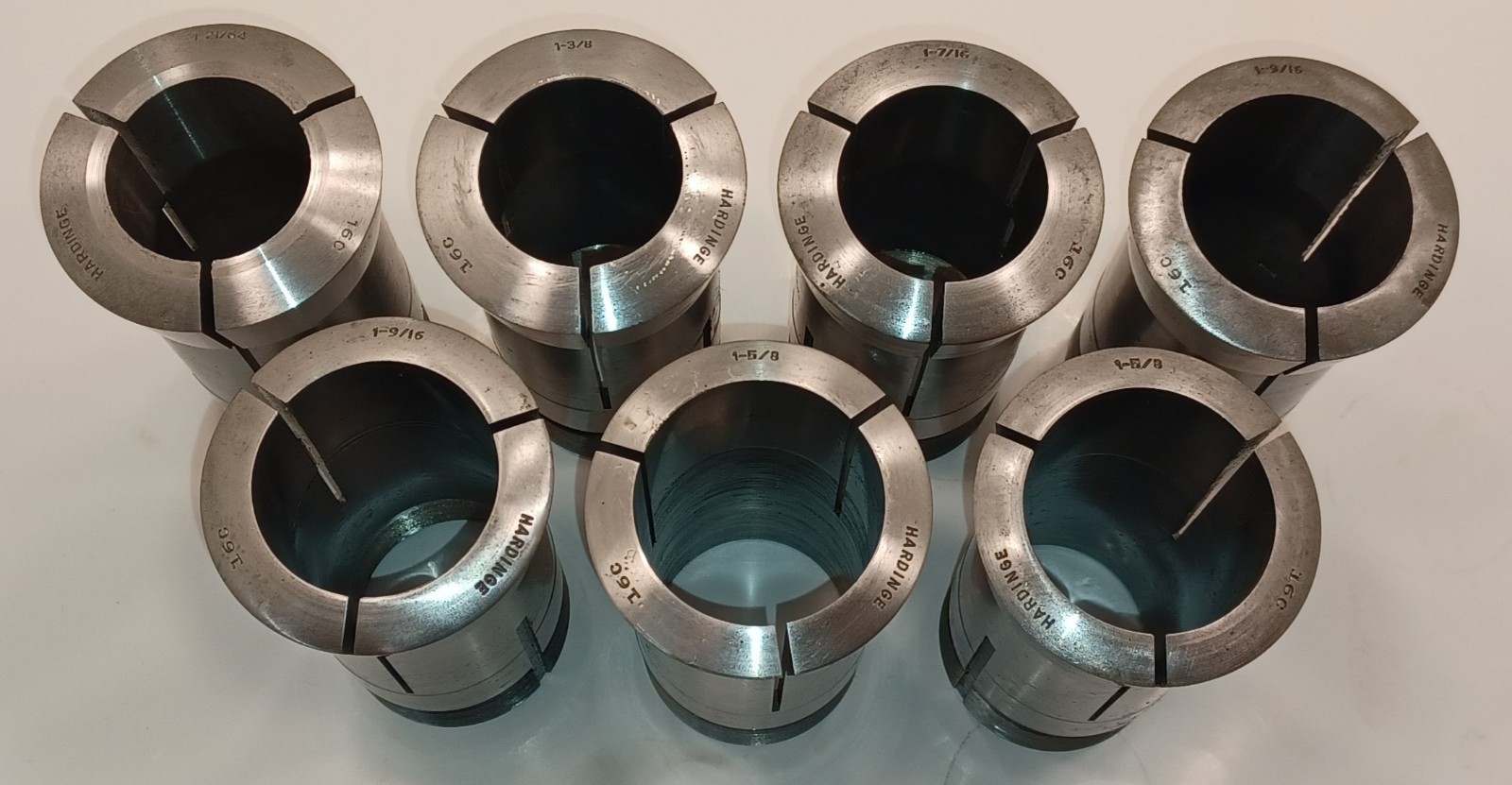 Single Hardinge 16C Round Collet 1-21/64 1-3/8 1-7/16 1-9/16 1-5/8 Choose a Size
