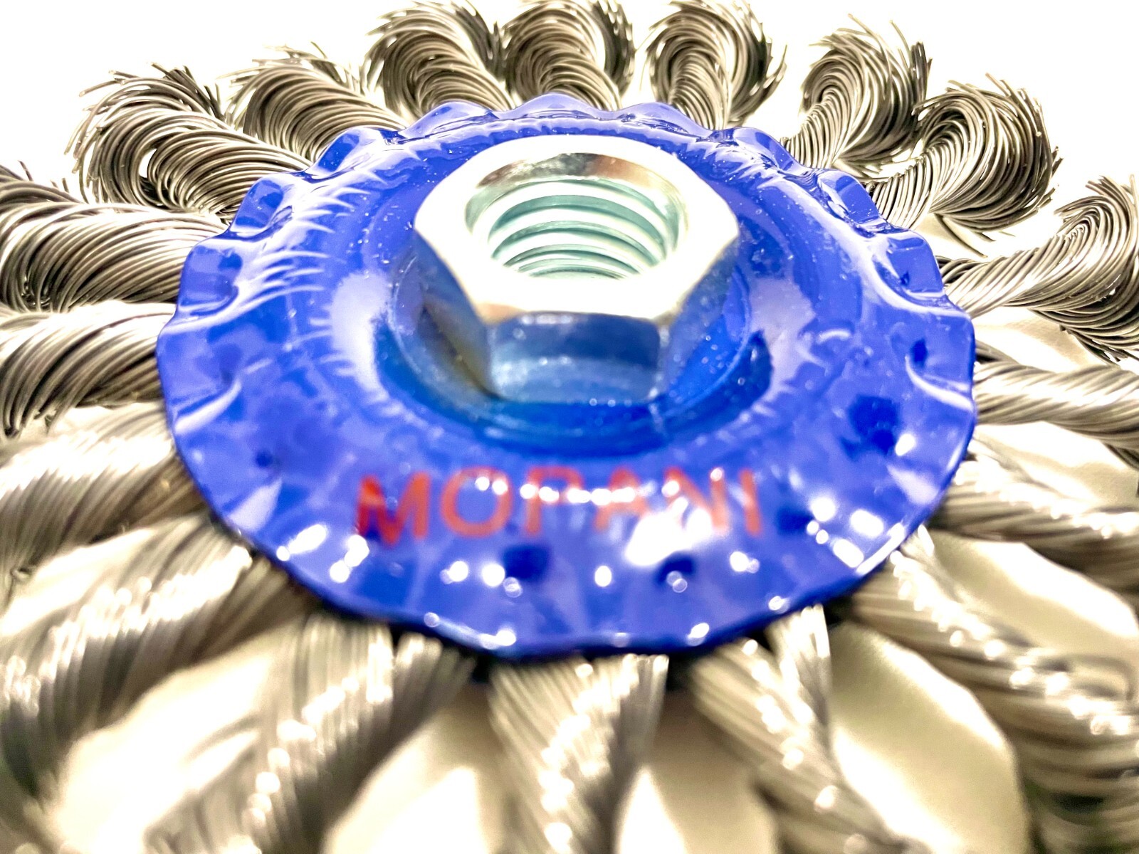 24Pcs Wheel Wire Brush 4-Inch (4″ Twisted/Knotted) 5/8″-11 UNC Angle Grinder