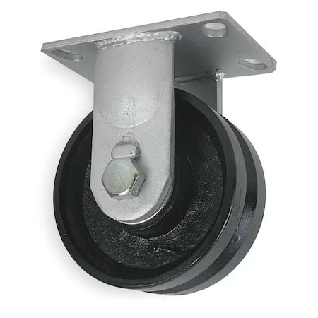 Zoro Select 1Nwe5 V-Groove Rgd Cstr, Cst Irn, 8 In., 2000 Lb., 1Nwe5