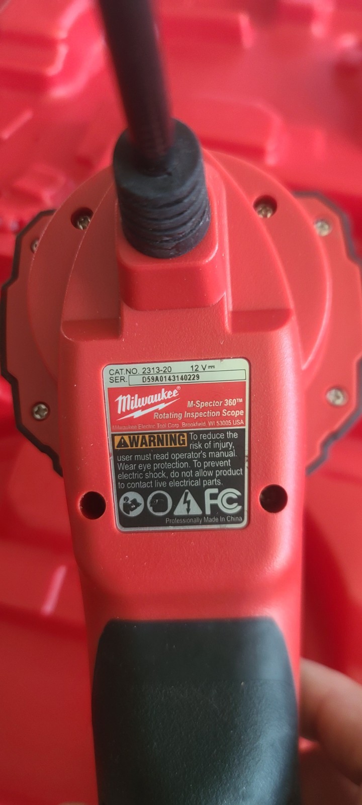 NEW Milwaukee M12 M-Spector 360 Kit with Case, & Charger (2313-21) *No Battery*