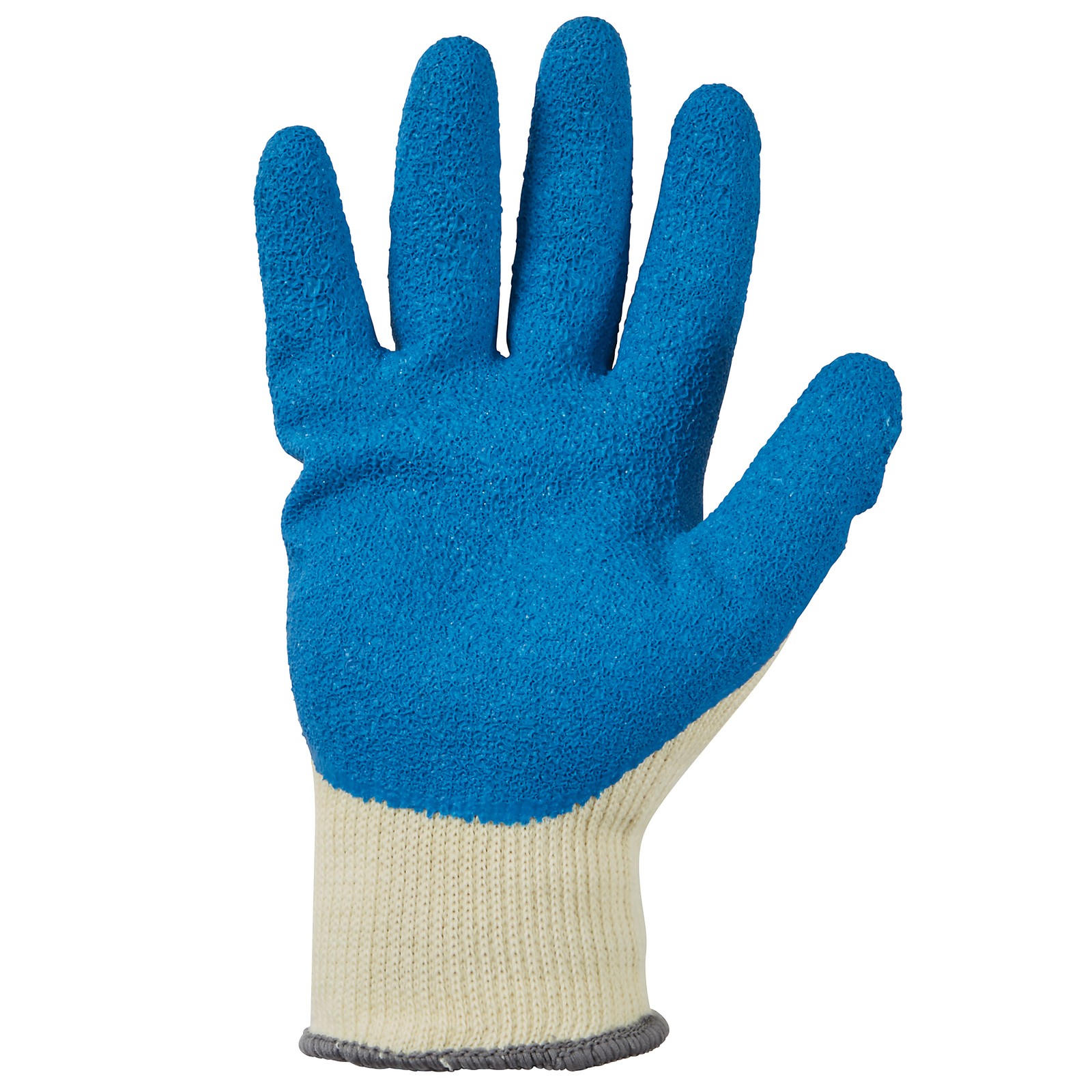 Ironton Latex-Coated Work Gloves, Blue/Gray, XL