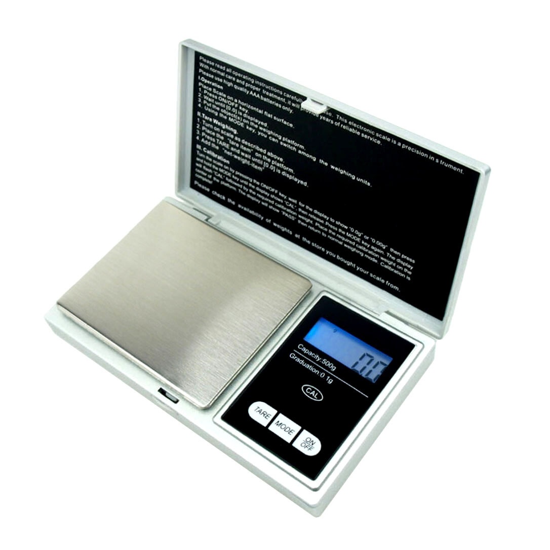 8 PCS 1000g 1kg Calibration Weight Set w/ CS500 500g x 0.1g Digital Pocket Scale