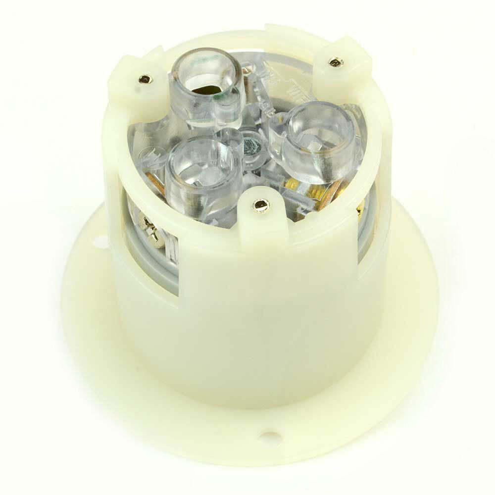 Twist Lock Flush Mount Flange Receptacle 3 Wire, 20 Amps, 125V, NEMA L5-20R
