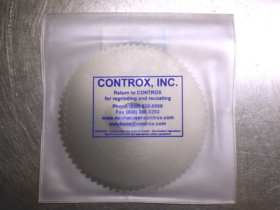 Controx 5″ x 1/32″ Carbide Slot Saw 1″ Arbor 80 Teeth 252543 (LOC693B)