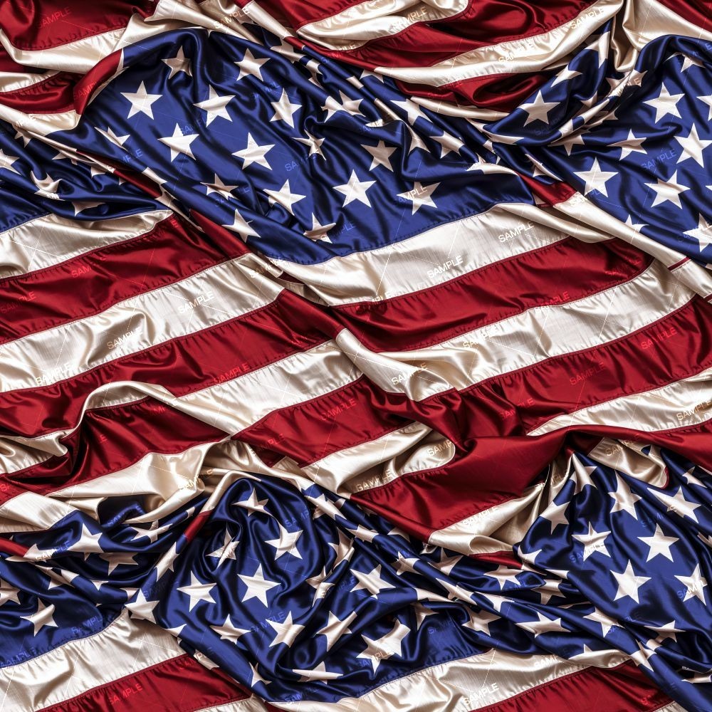 Satin US Flag – 18″x46″ Hydrographic Film Hydro Dipping