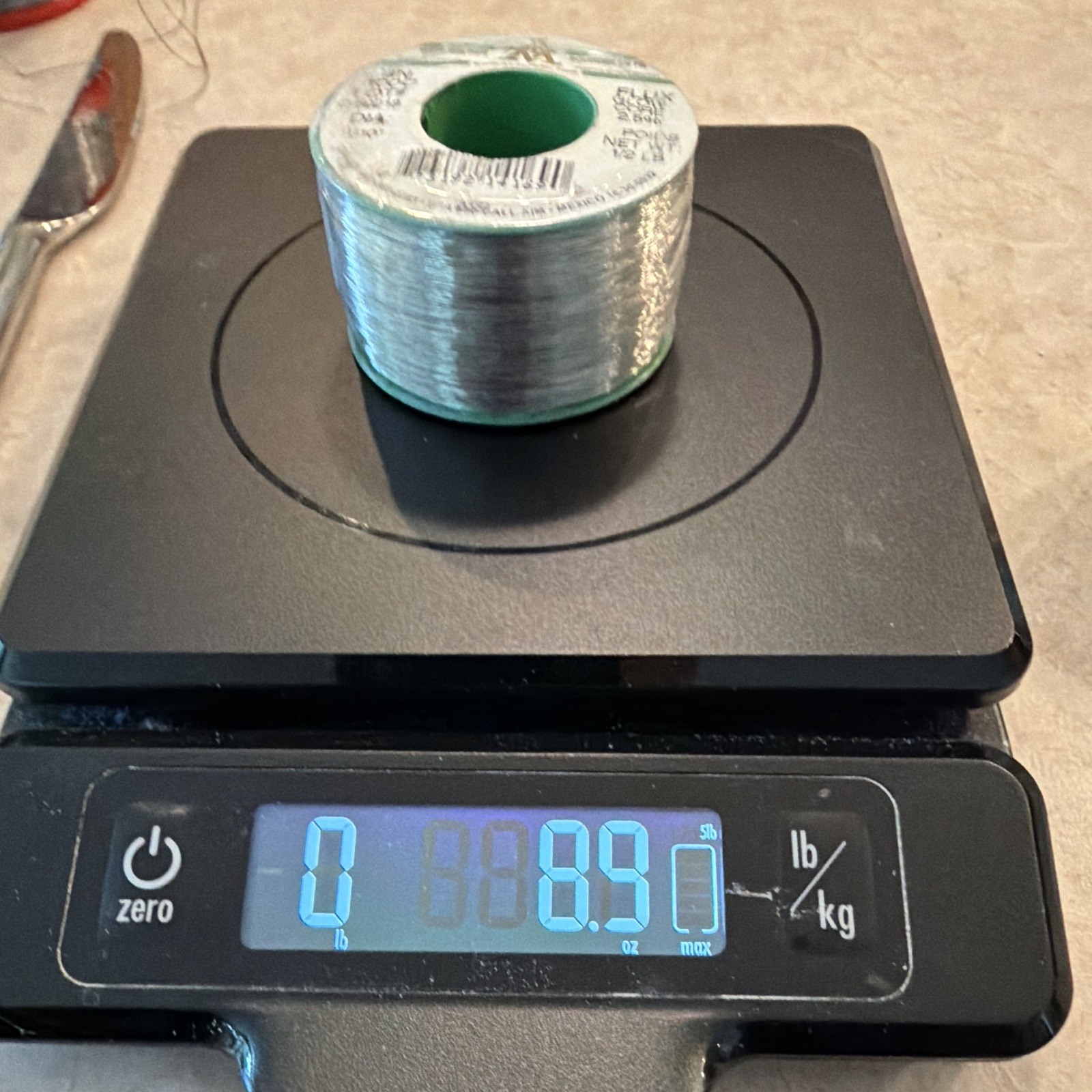 AIM SN100C No Clean Flux Core Solder Wire 0.010 in 1/2 lb Spool