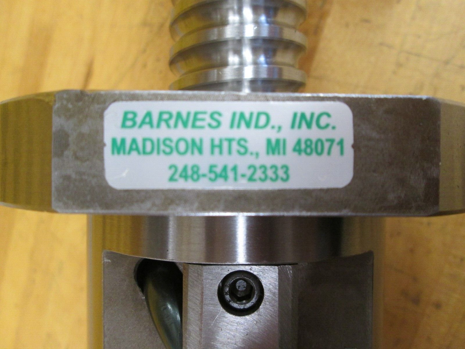 BARNES PRECISION GROUND BALLSCREW 10mm LEAD 40mm THREAD DIAM. P/N: 0028H36103