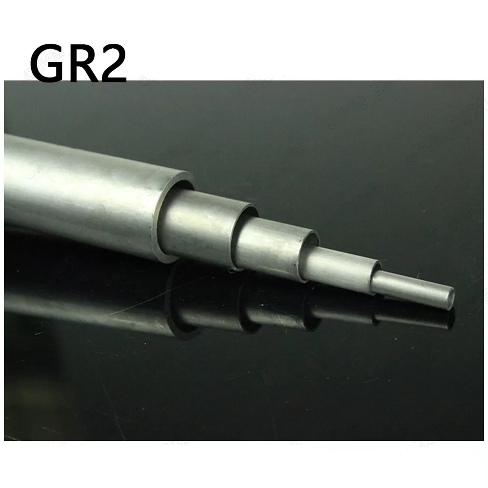 Gr2 Titanium Tube High Intensity Industrial Ti Pipe 300/400/500mm Long 4-30mm OD