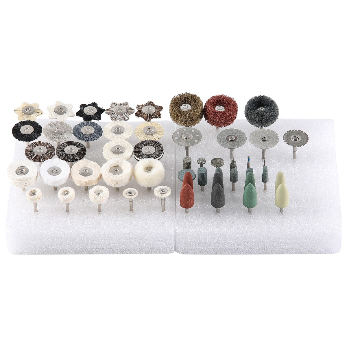 51 pcs Kit de pulido de laboratorio dental Mango cerámico compuesto HP 2,35 mm