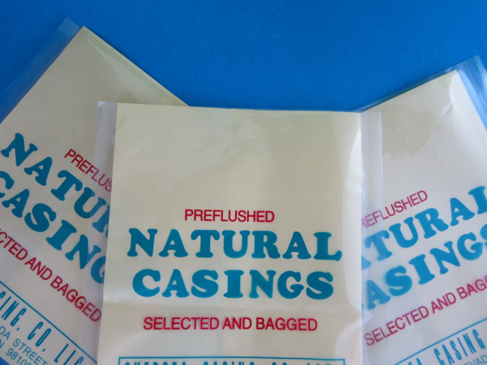 TEN FULL HANKS for 1200+ Lbs of Sausage NATURAL Hog Casings DEER HUNTERS
