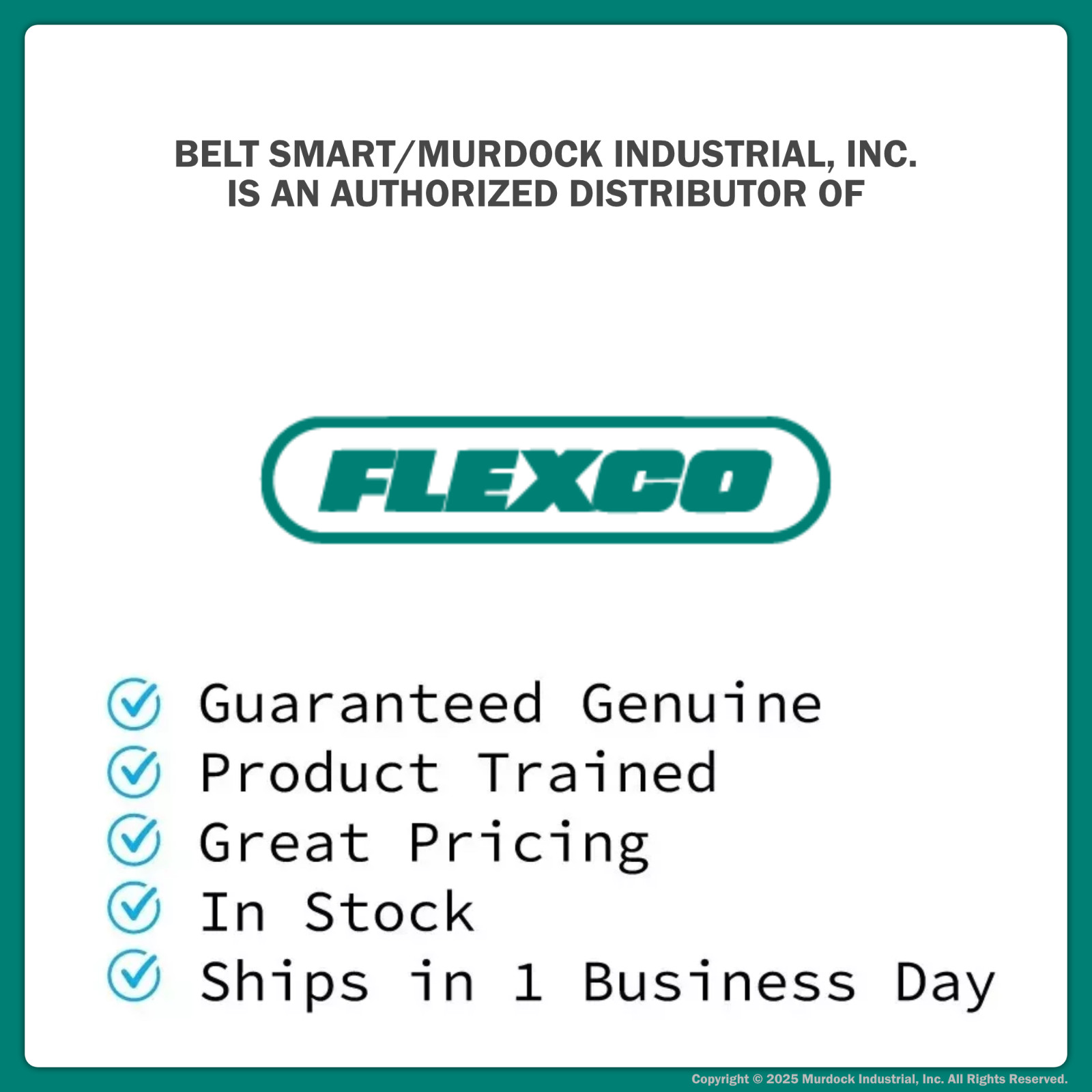 Genuine Flexco RS125J18/450NC Alligator Ready Set Staple Fastener (Box of 4 Set)