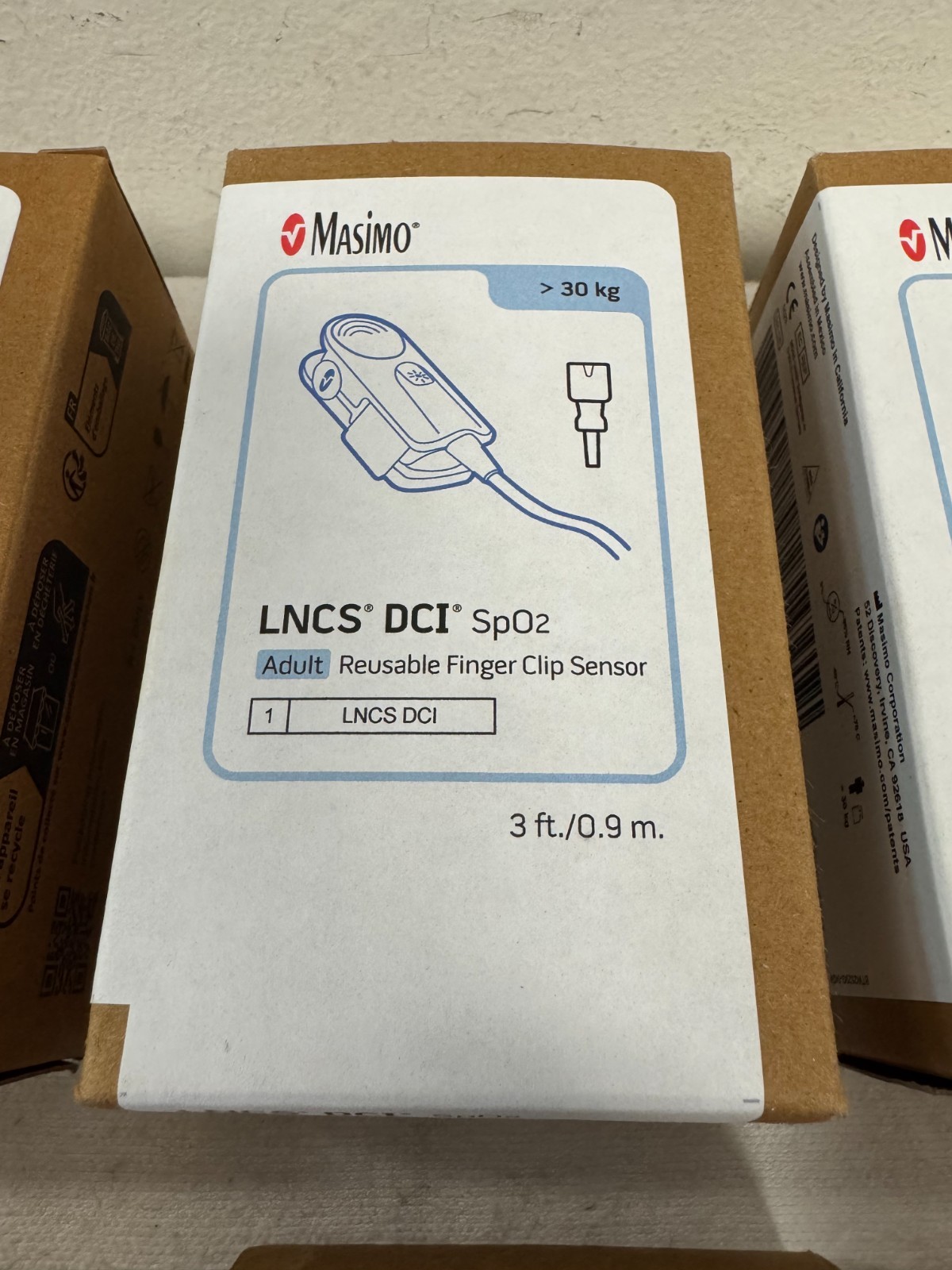 Masimo LNCS DCI Adult Reusable SpO2 Sensor – REF 1863 NEW in BOX (F710)
