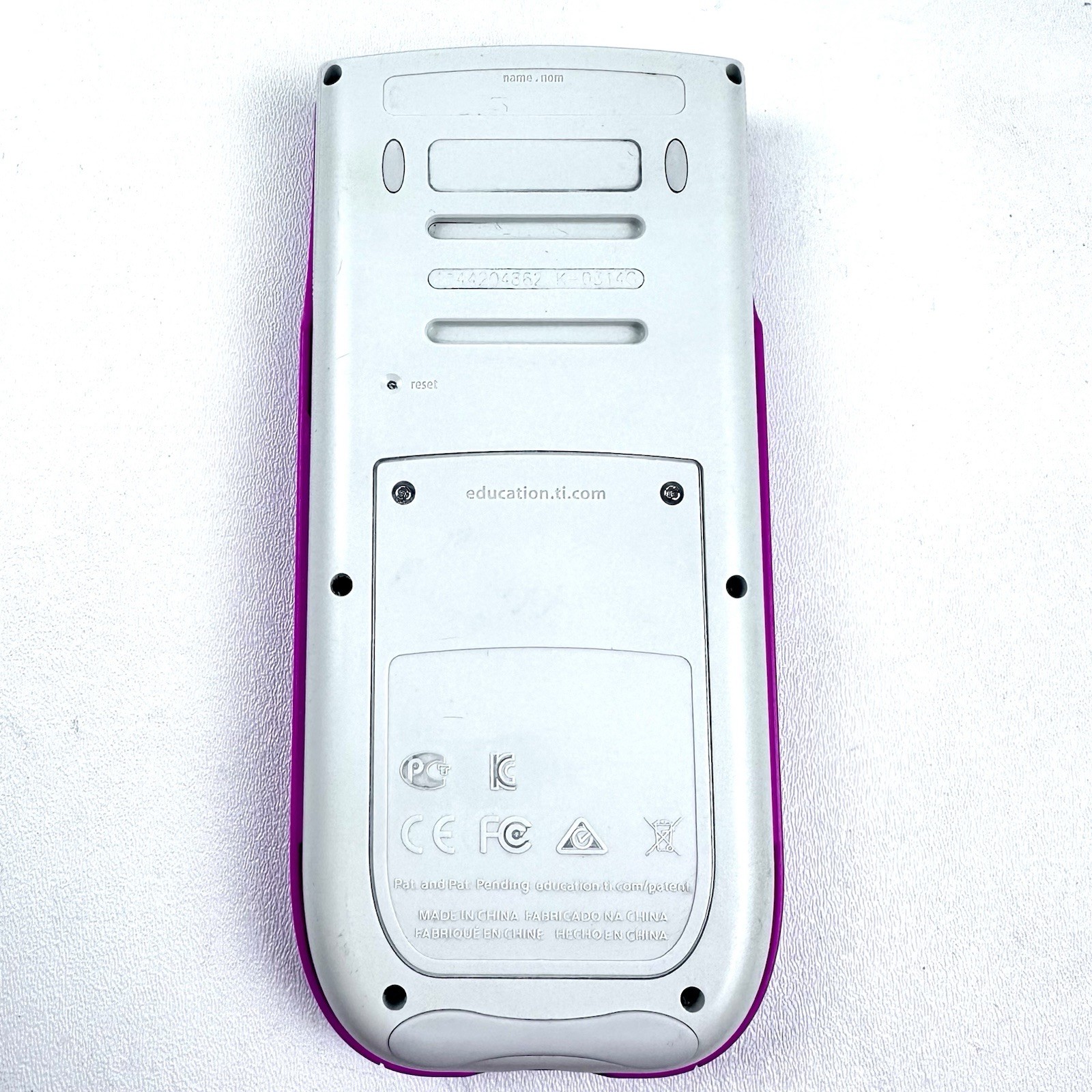 Texas Instruments Ti-84 Plus C Silver Edition Graphing Calculator Pink Works
