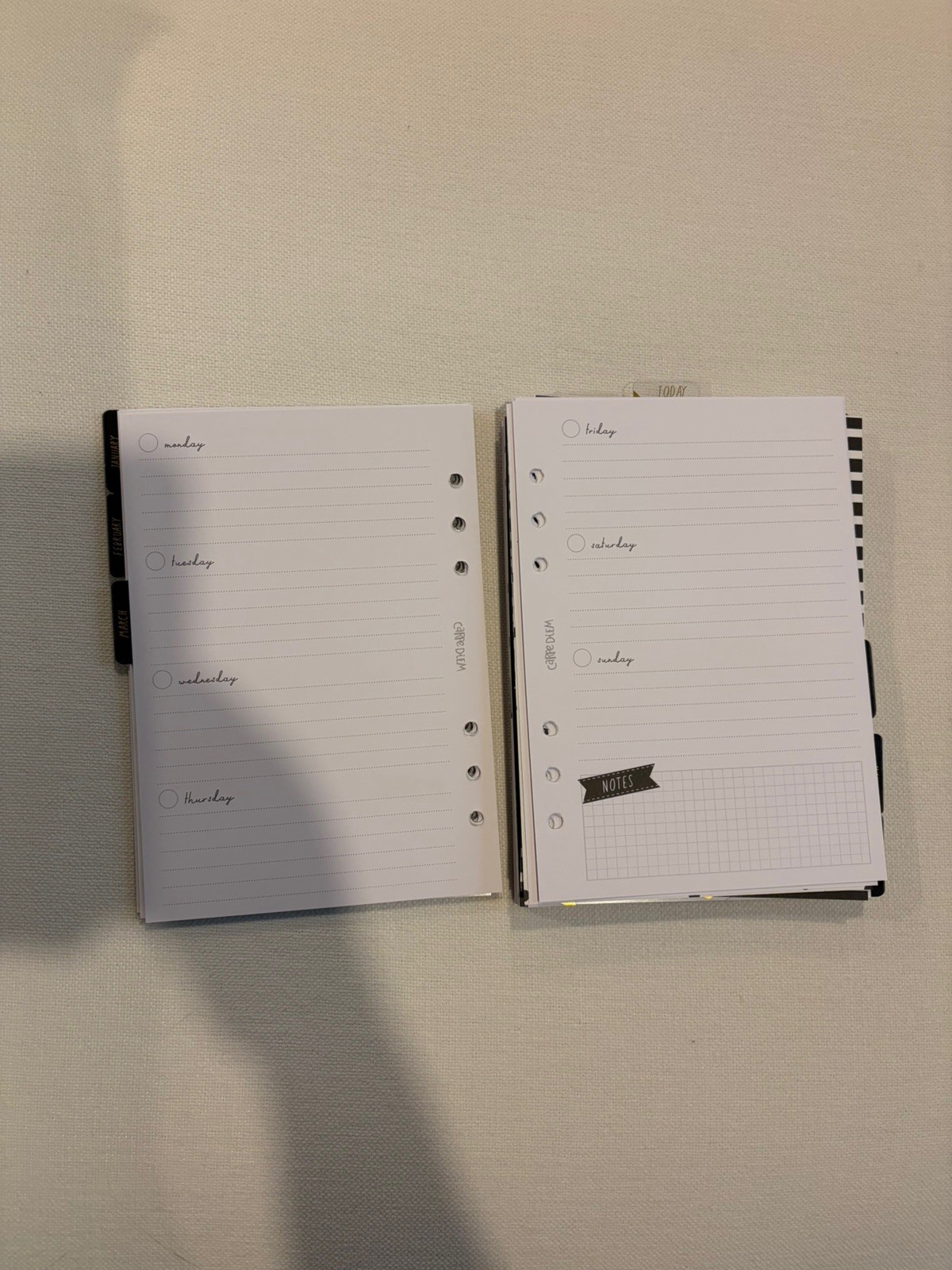 Stil a5 Croc leather binder