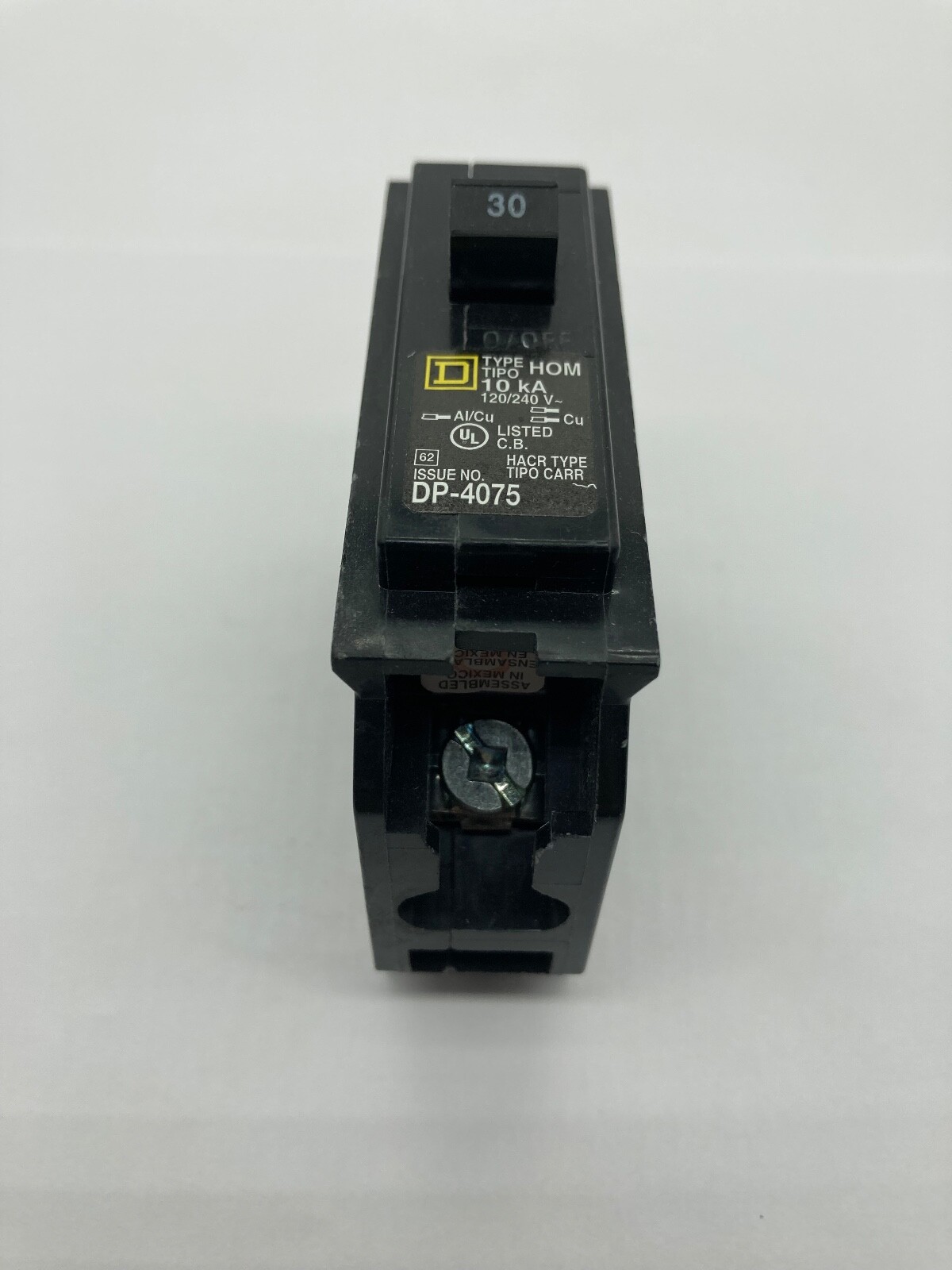 NEW Homeline HOM130 1 Pole 30A 120V Plug In HOM Square D Circuit Breaker No Box