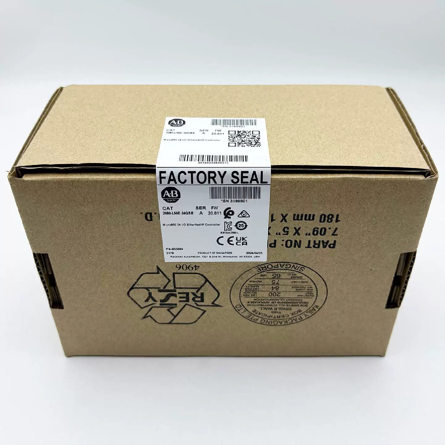 NEW Allen-Bradley 2080-L50E-24QBB 2080 L50E 24QBB Micro850 I/O Controller Module