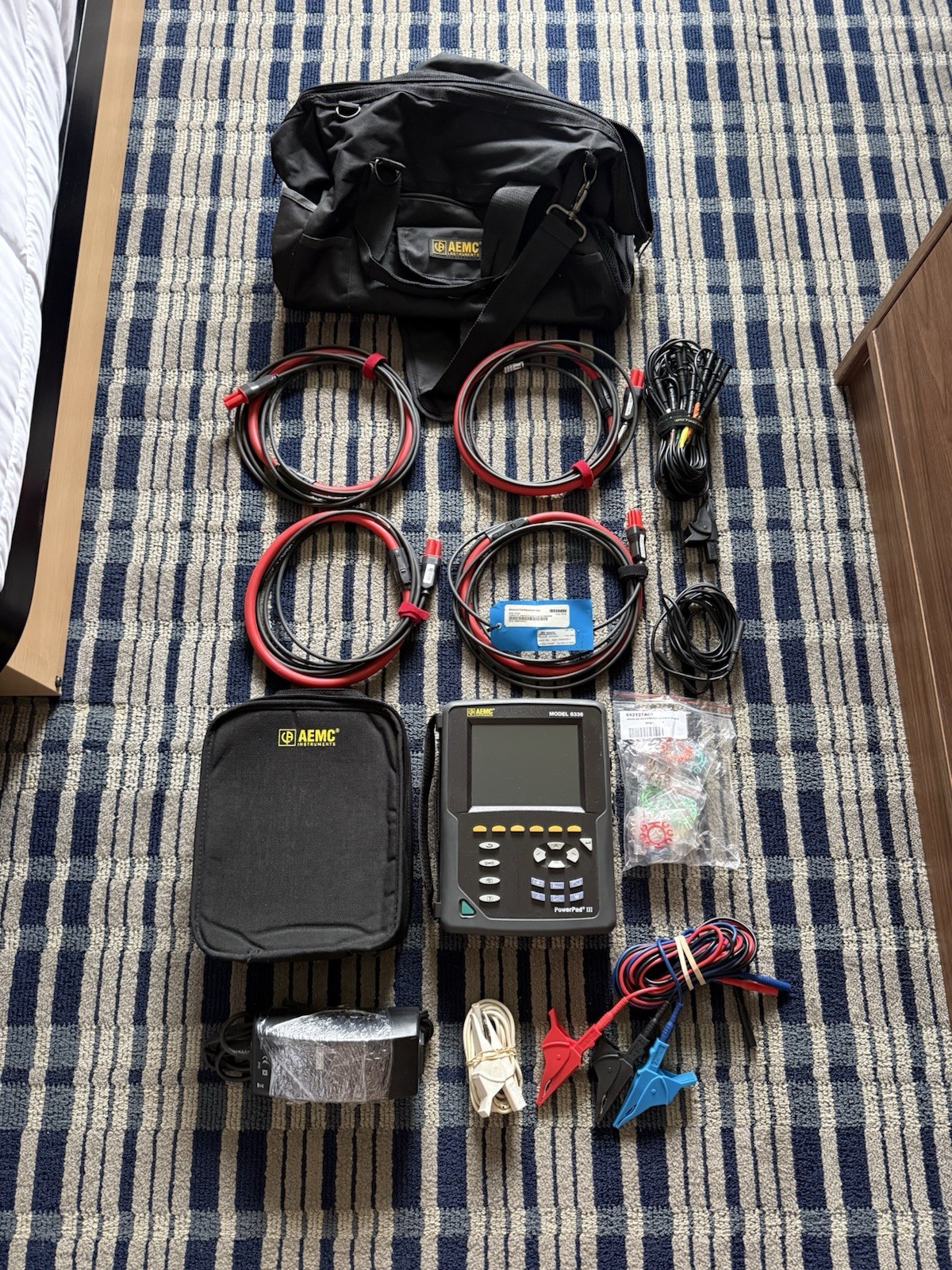 AEMC 8336 PowerPad III Three-Phase Power Quality Analyzer Similar to Fluke Model