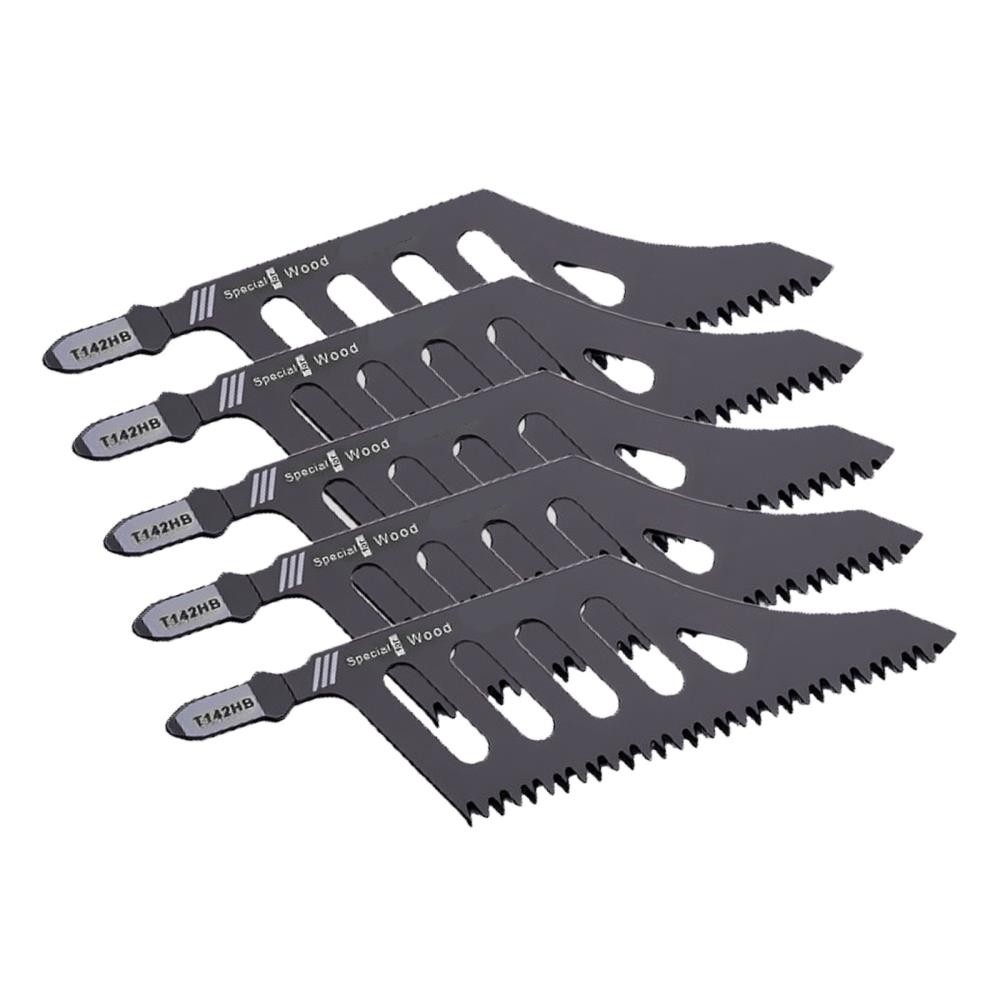 5x Flush Cutting Jigsaw Blade Irregular Curve Saw Blade with Handle for Wood US