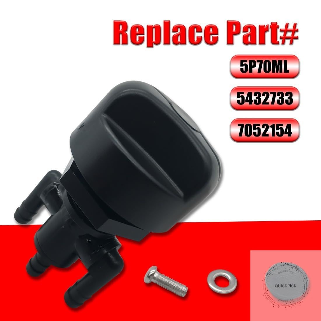 3-Way Fuel Shut off Valve Petcock For Polaris Xplorer 300 400 400L 4X4 Magnum