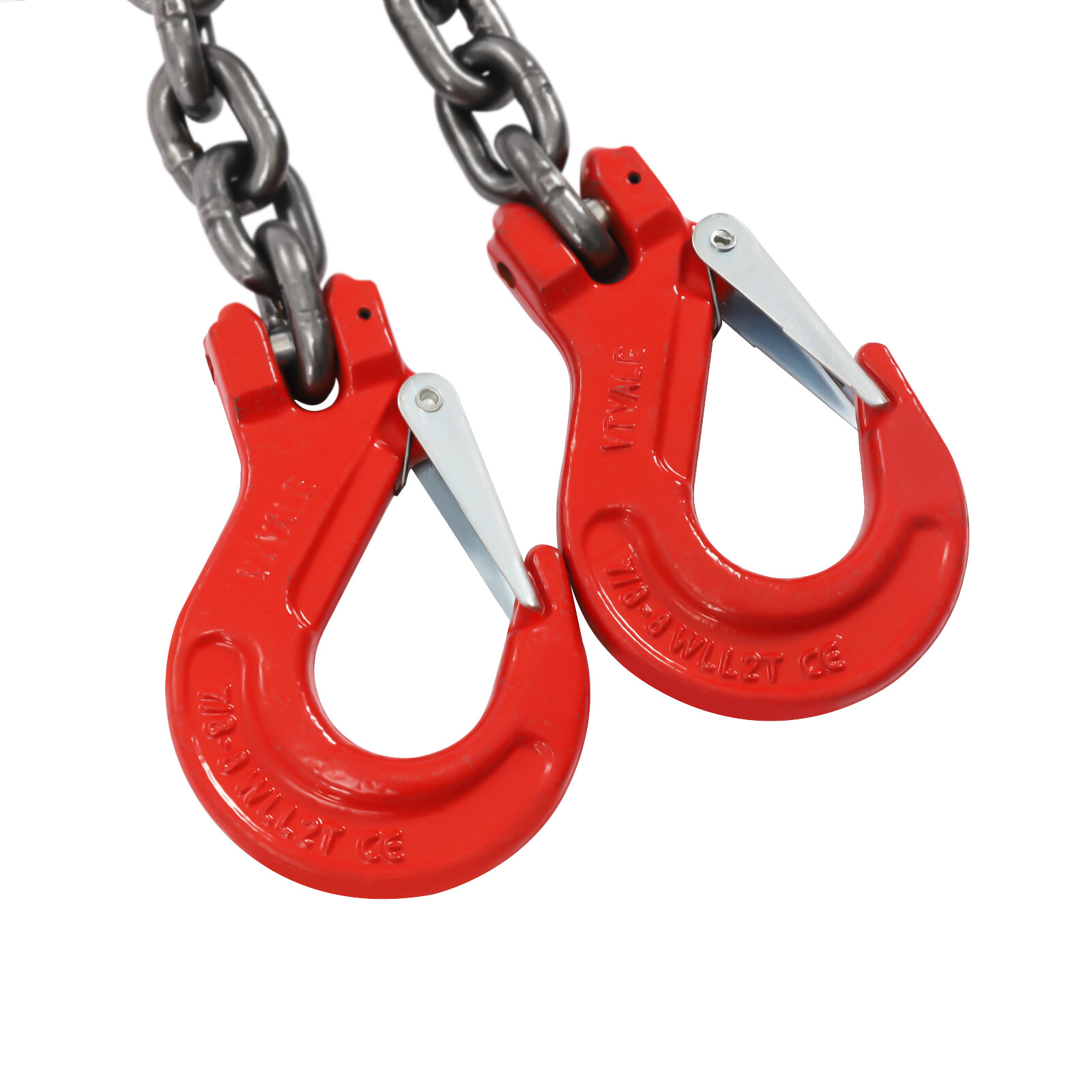 TBvechi Chain Sling 10FT 4 Legs with Sling Hooks Grade 5ton Lifting Chain Sling