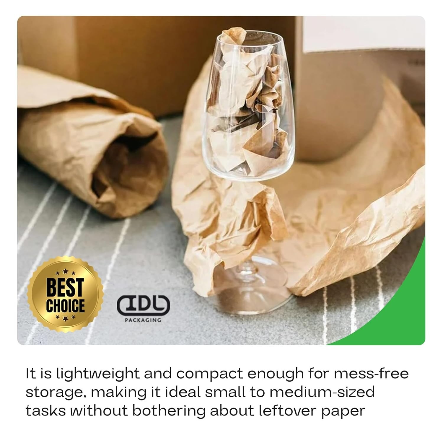 18″ 30# 1200′ Brown Kraft Paper Roll Shipping Wrapping Cushioning Void Fill