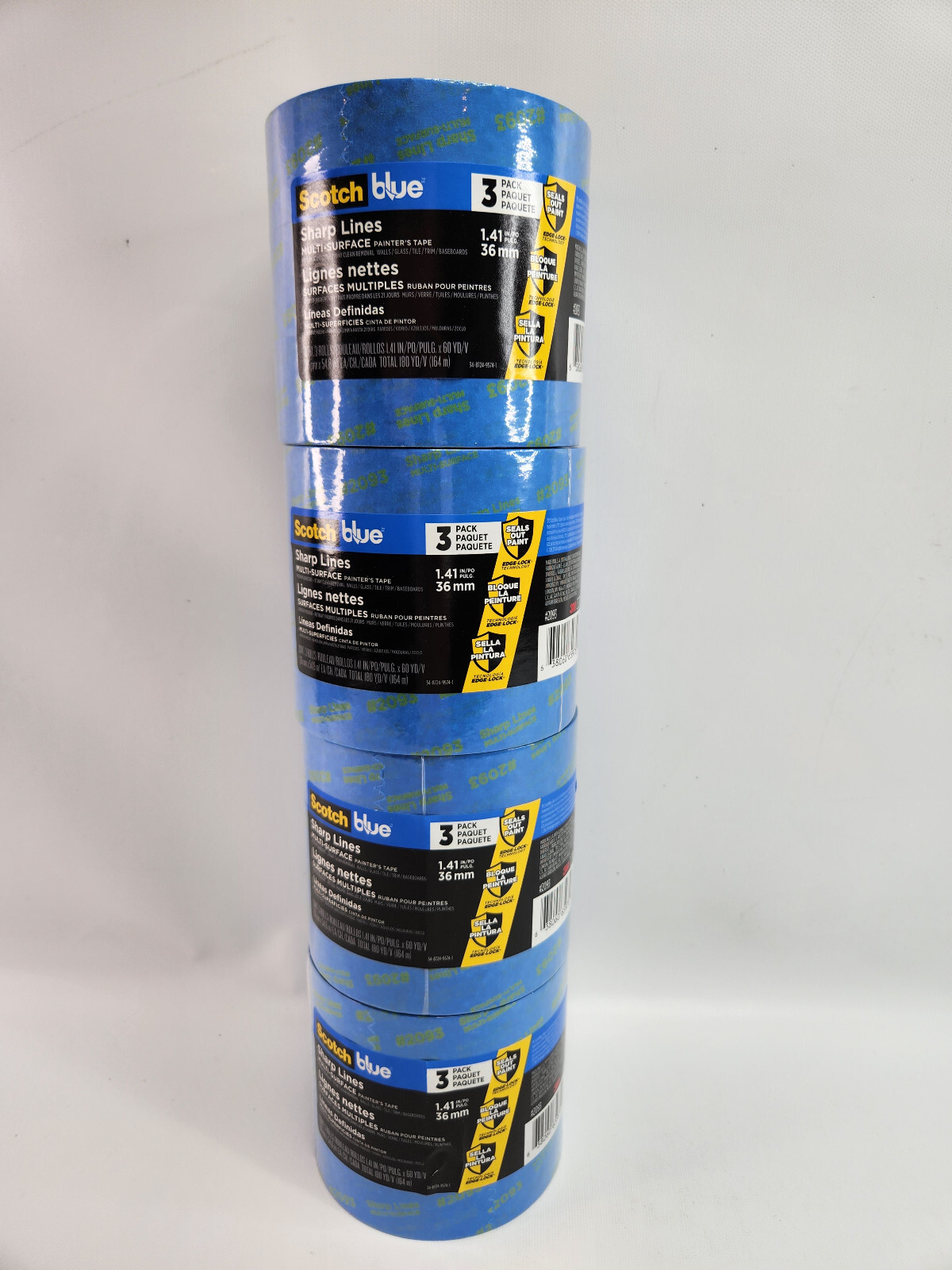 12 Rolls Scotch Blue Painter’s Tape 1.41″ x 60 Yards Sharp Lines 3m 2093