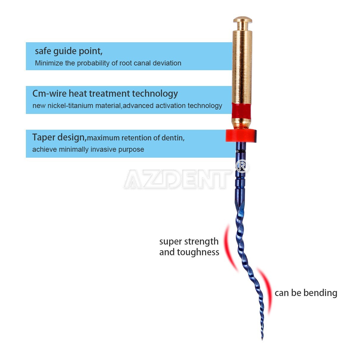 Dental Endodontic Absorbent Paper/Gutta Percha Points /Rotary K-Files Engine Use