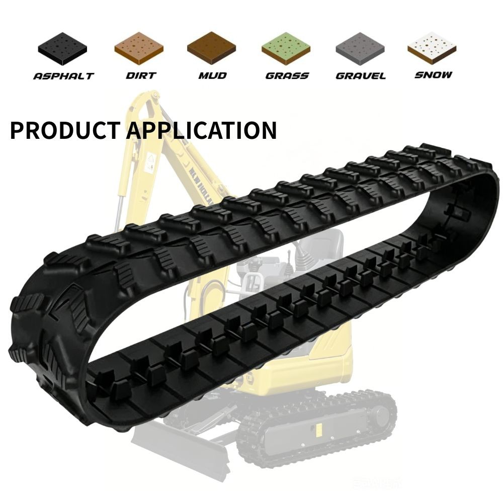 Fit for HITAKEUCHI TB210R NEW HOLLAND E9SR E10SR Rubber Track 180 x 72 x 40GL