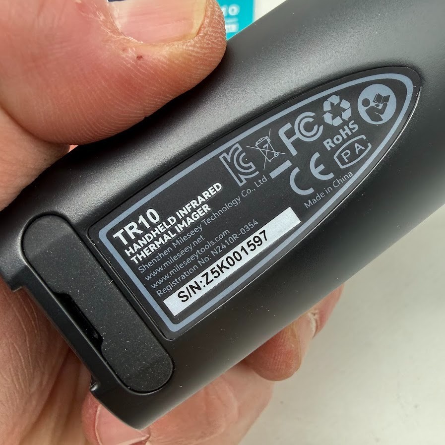 MILESEEY TR10 Infrared Thermal Imaging Camera, Hot/Cold Tracking, -4°F to 1022°F
