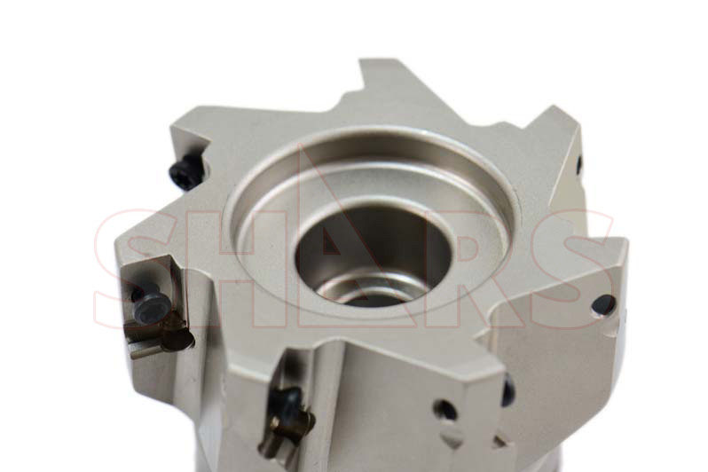 3″ 90° INDEXABLE FACE MILL APKT 1604 INSERT 7FL W/Certificate #[
