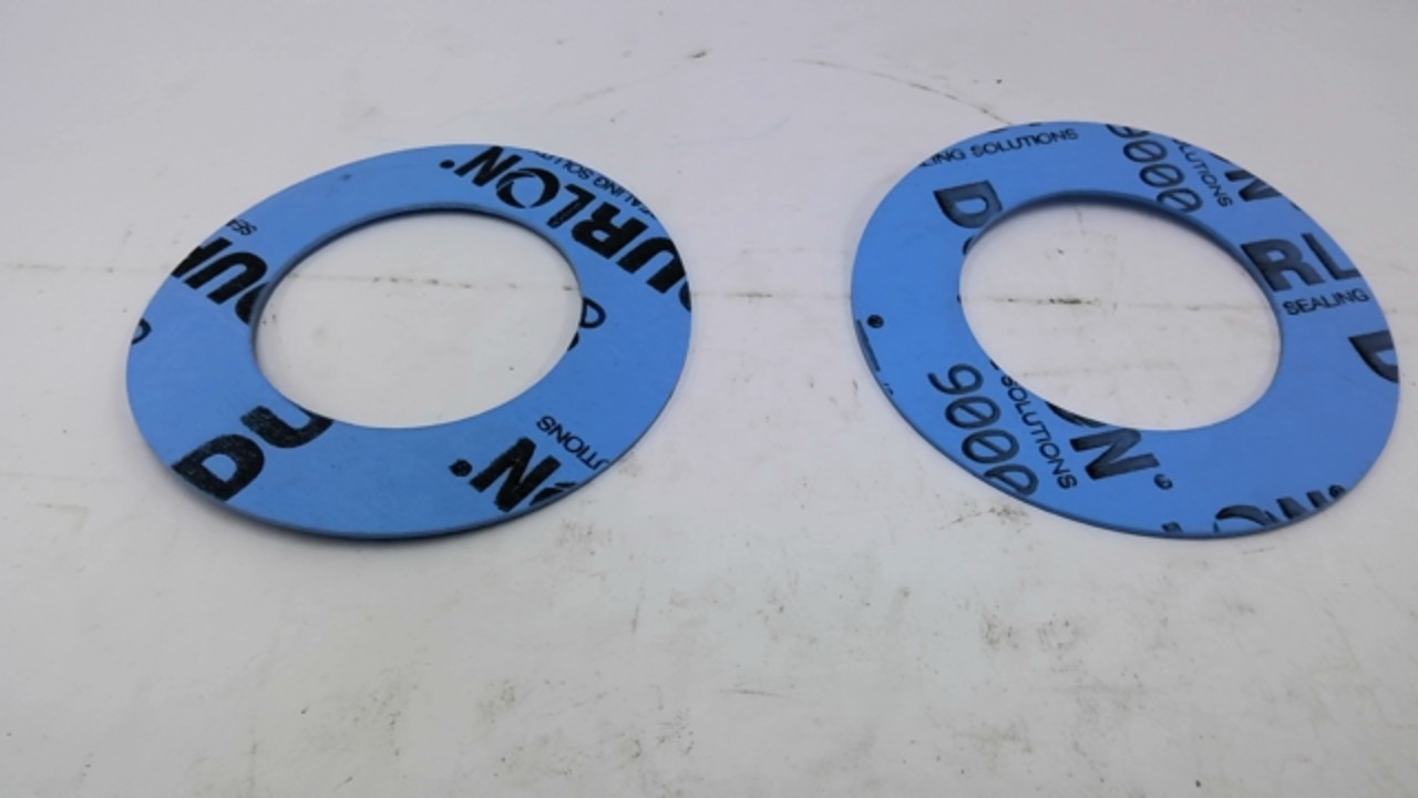 Durlon 9000 2.89×4.85″ Gasket 0.65″ Thick Lot of 2