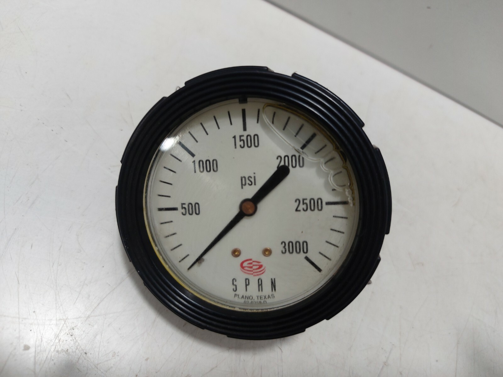 Span 020359D Pressure Gauge 0.3000 Psi