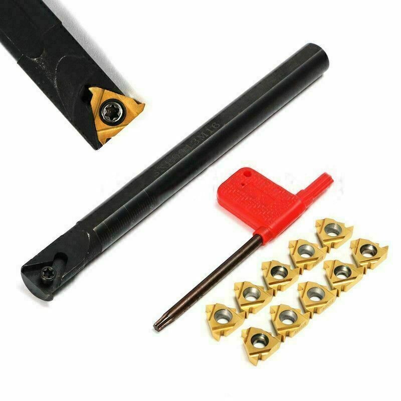 SNR0013M16 CNC Lathe Threading Turning Tool Holder Boring Bar +16IR AG60 Insert